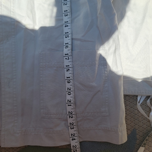 Eileen Fisher Hemp stretch stand collard jacket size M oversized - Picture 10 of 11